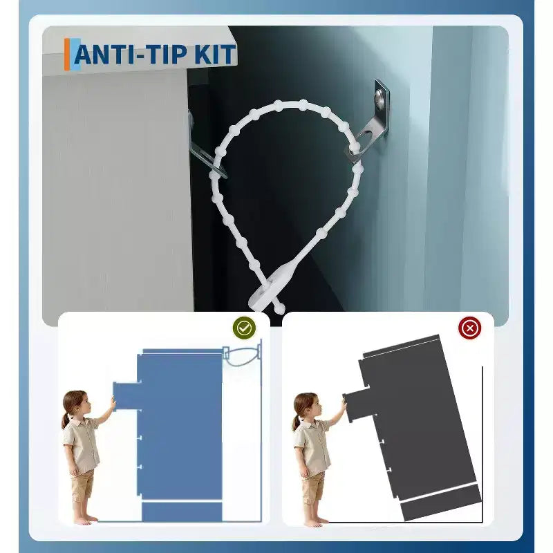Comodino alto a 5 cassetti con guide a chiusura silenziosa, organizer contenitore resistente all'acqua per corridoio, armadio e camera da letto, armadietto dal design sottile salvaspazio
