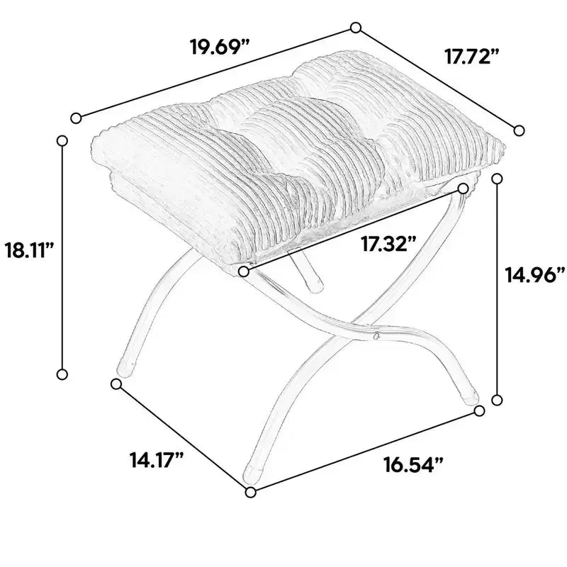 Poltrona accent lounge moderna con pouf, braccioli e tasca laterale